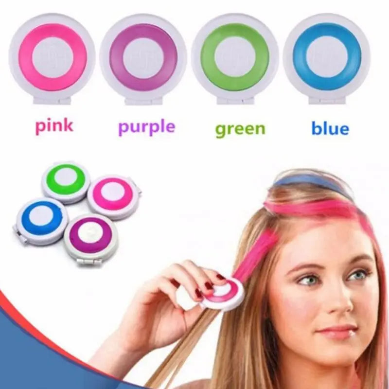 DIY Wash-Out Hair Color Chalk for Stylish Temporary Coloring