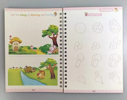 Adkartz™ Sank Magic Practice Copybook For Kids