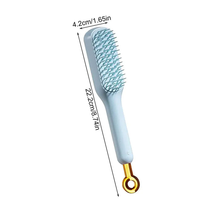 Adkartz™ Magic Retractable Comb Self Cleaning Hair Brush