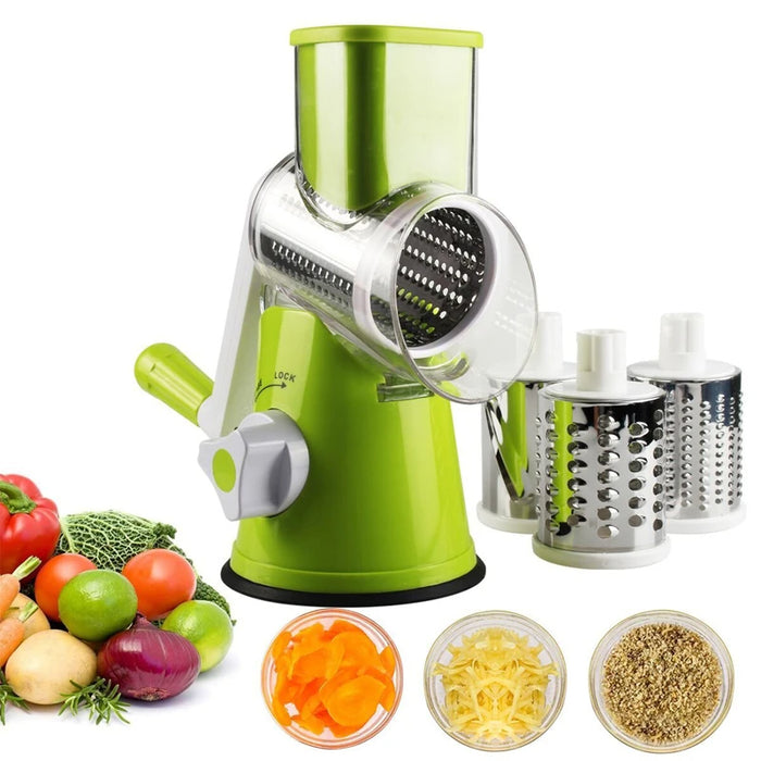 Adkartz™ Table Top Drum Grater Vegetable Cutter