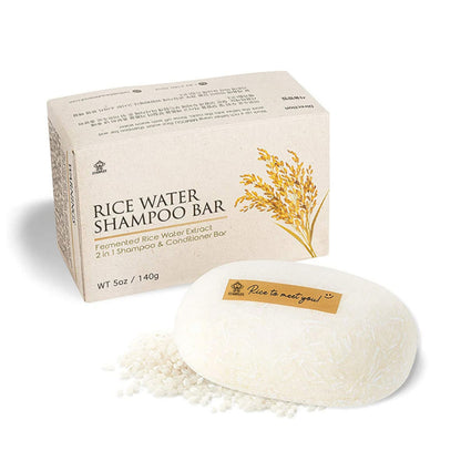 Adkartz™ Organic Rice Water Shampoo Bar for Smooth Beautiful Hair