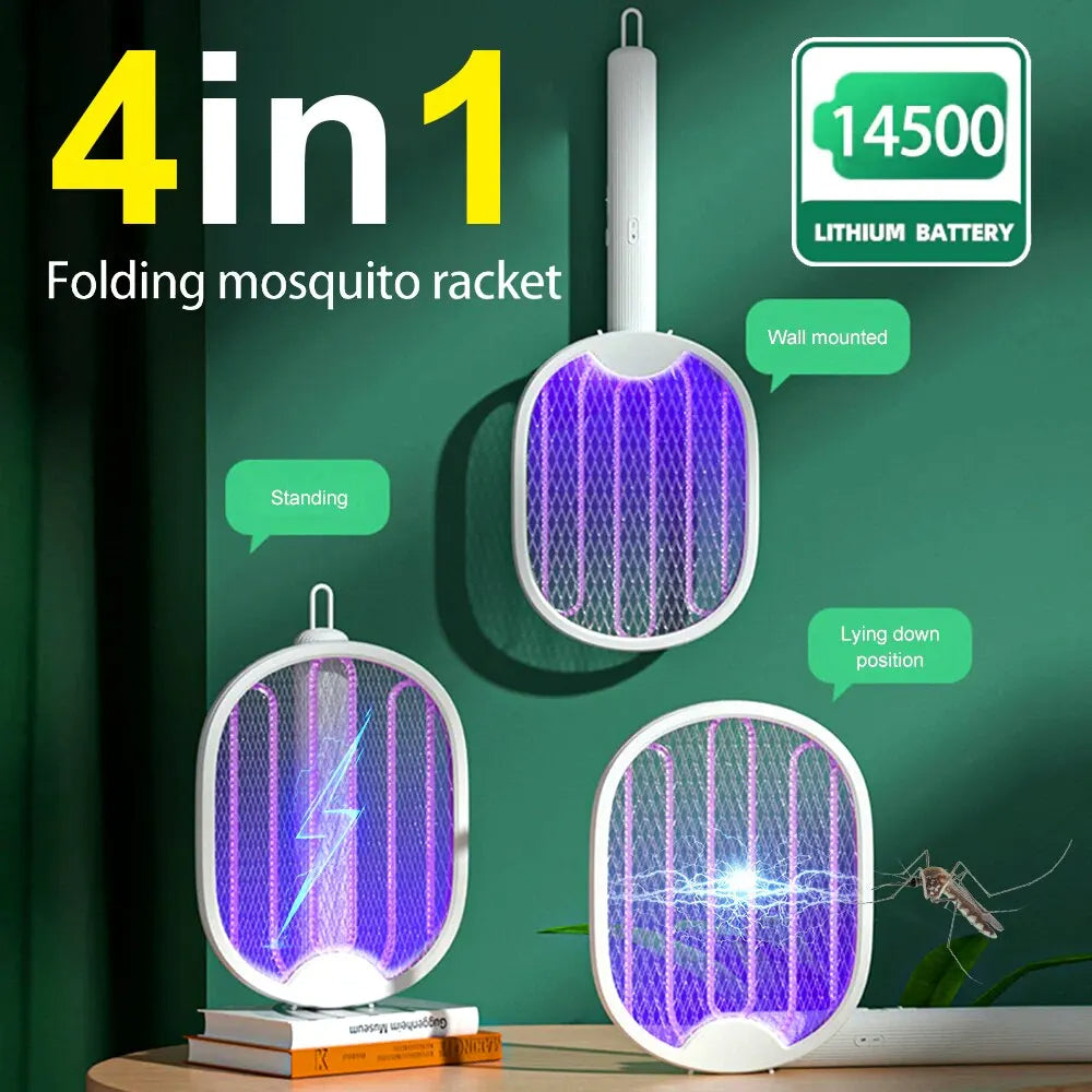 Adkartz™ Electric Mosquito Swatter with Stand