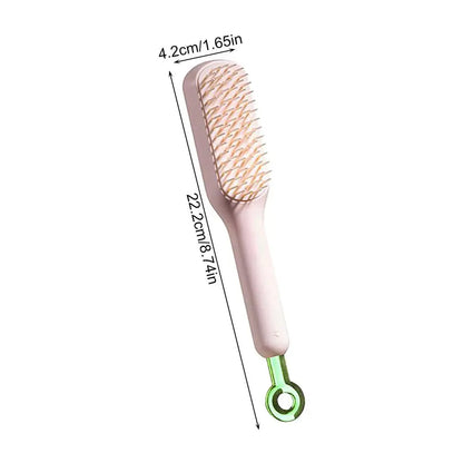 Adkartz™ Magic Retractable Comb Self Cleaning Hair Brush