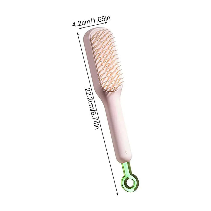 Adkartz™ Magic Retractable Comb Self Cleaning Hair Brush