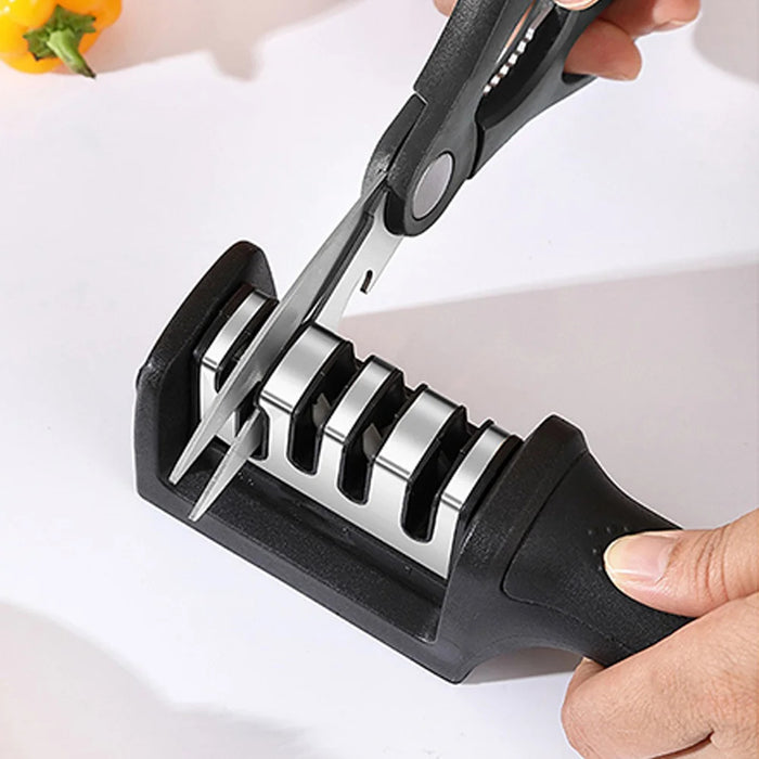 Adkartz™ 4-in-1 Knife Sharpener Stainless Steel