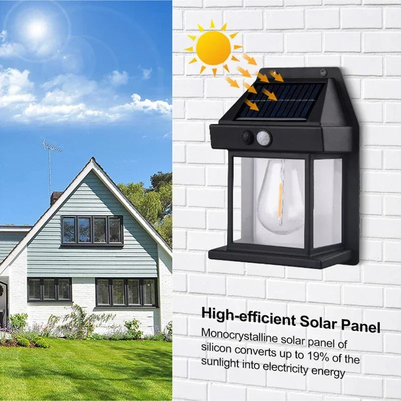 Solar Wall Light for Gardens
