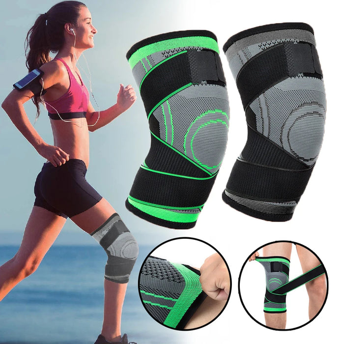 Adkartz™ 3D knee Brace with 3D Knitting & Adjustable Straps