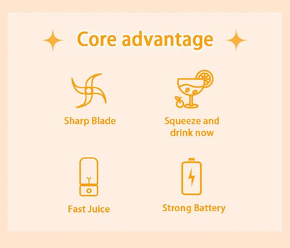 Adkartz™ Portable Juicer Blender Rechargeable