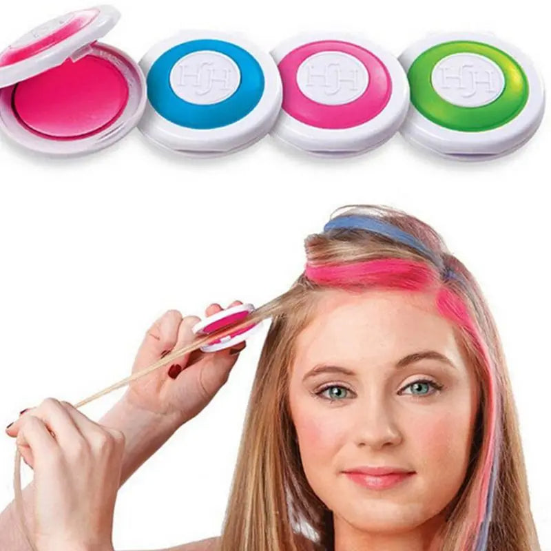DIY Wash-Out Hair Color Chalk for Stylish Temporary Coloring
