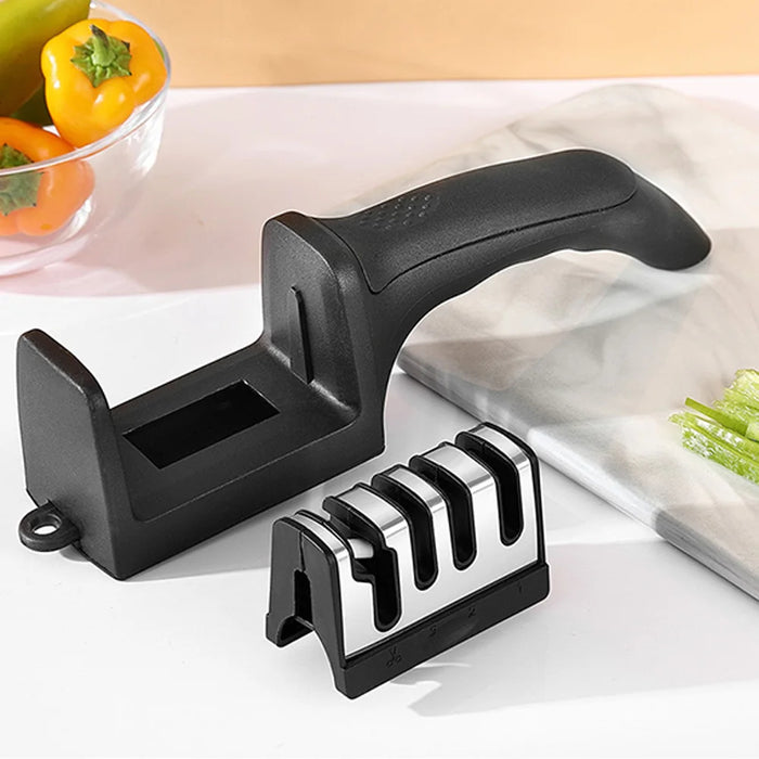 Adkartz™ 4-in-1 Knife Sharpener Stainless Steel