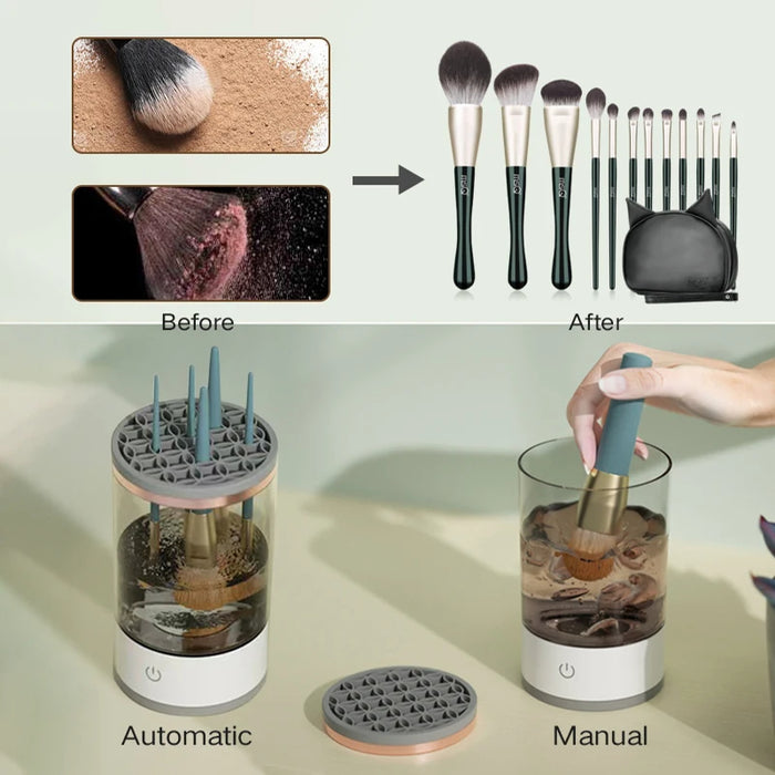 Adkartz™ Portable Electric Makeup Brush Cleaner