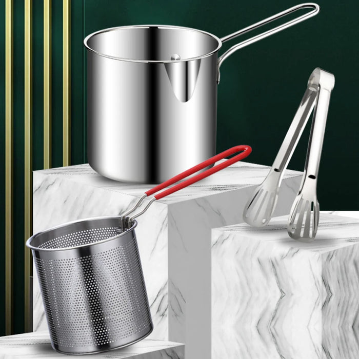 Adkartz™ Stainless Steel Deep Frying Pot