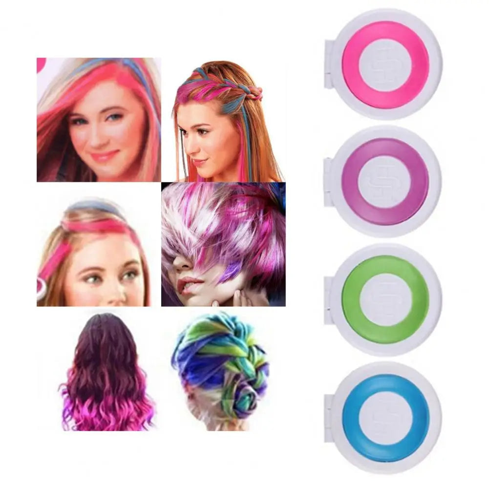 DIY Wash-Out Hair Color Chalk for Stylish Temporary Coloring