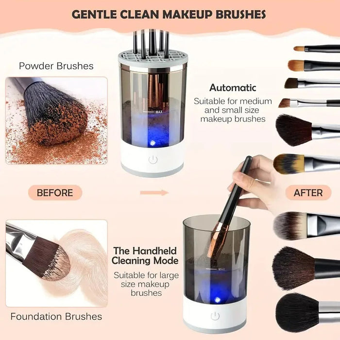 Adkartz™ Portable Electric Makeup Brush Cleaner