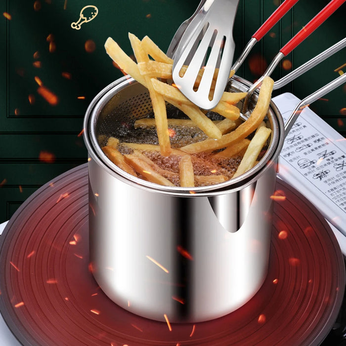 Adkartz™ Stainless Steel Deep Frying Pot