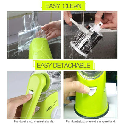 Adkartz™ Table Top Drum Grater Vegetable Cutter