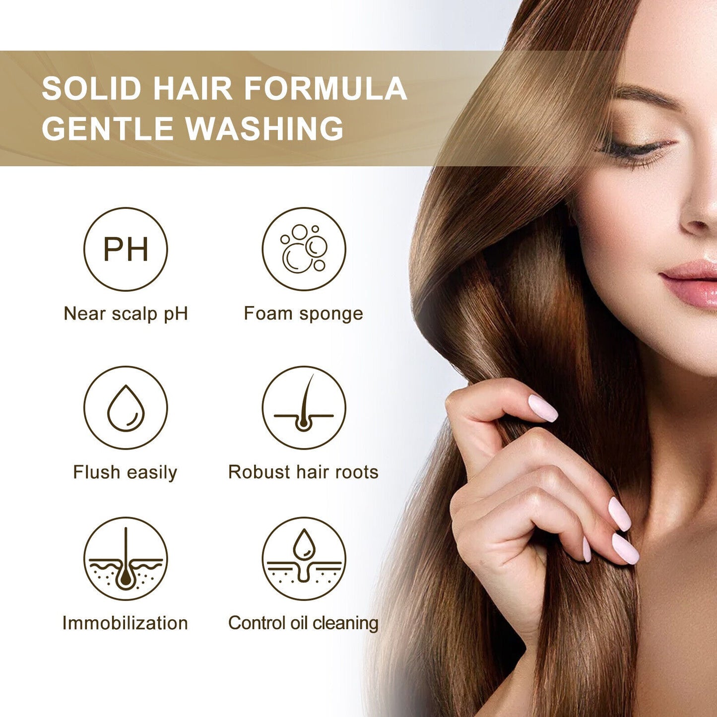 Adkartz™ Organic Rice Water Shampoo Bar for Smooth Beautiful Hair